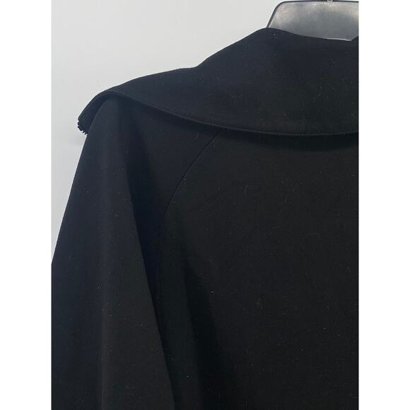 ANRABEES Women's Black Solid Half-Zip Long Sleeve Soft Lounge Sweater Top SZ S - Picture 4 of 8